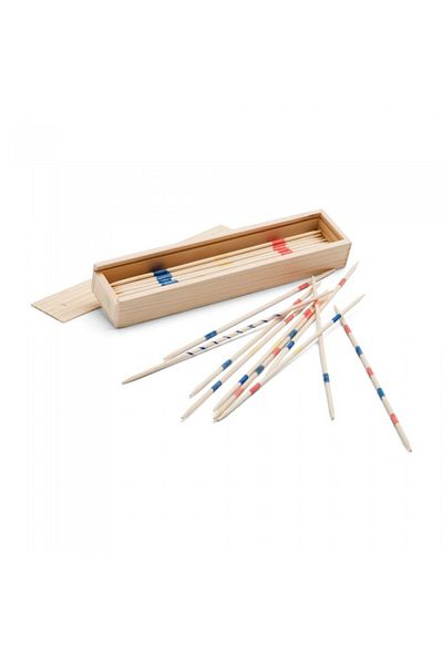 dalimag Joc mikado, in cutie din lemn cu capac glisant, 193 x 45 x 26 mm