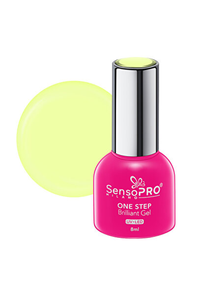 SensoPRO Milano Ojă semipermanentă Brilliant într-un singur pas, 8 ml, sorbet...