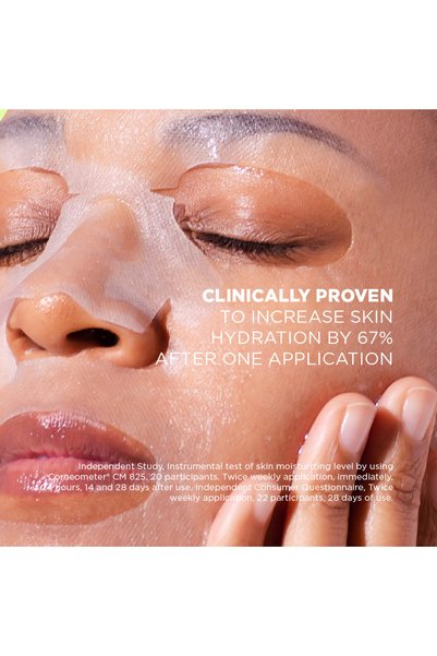 Skin Republic Skin Republic Hyaluronic Acid + Collagen Sheet Mask 25ml. Provide 48-Hours of Long-Lasting Hydration