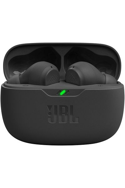 JBL Casti In-Ear JBL Wave Beam, True Wireless, Bluetooth, Deep Bass, Carcasa de incarcare, Black