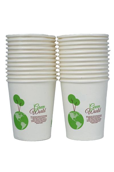 Limitless Paper Cups 52 PC - 8 oz Disposable for Hot & Cold Drinks, Events & Daily Use, White