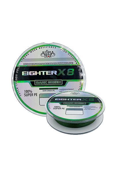 Albastar Eighter 8x Σχοινί Καλάμι Πράσινο 0,14mm - 150m - 16,60kg
