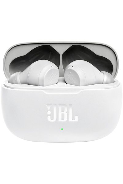 JBL Casti In-Ear JBL Wave 200TWS, True Wireless, Bluetooth, Deep Bass, Carcasa de incarcare, White