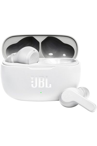 JBL Casti In-Ear JBL Wave 200TWS, True Wireless, Bluetooth, Deep Bass, Carcasa de incarcare, White