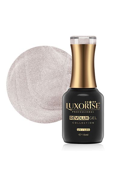 LUXORISE Oja semipermanentă Revolux LUXORISE, strălucire platină 15 ml