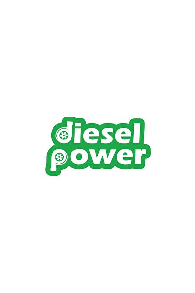 Reysa Tasarım Diesel Power Sticker 17X17 cm Green