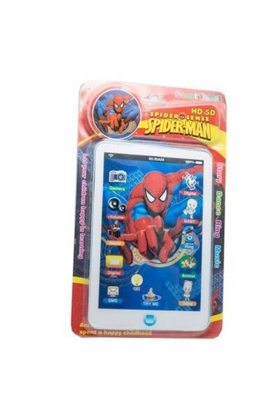 dalimag Tableta de jucarie, Spider-Man, meoldii si alte sunete, 25 x 19 cm