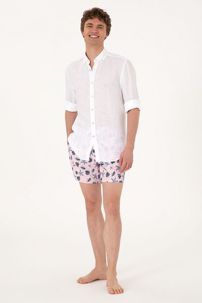 U.S. Polo Assn. Men's Light Pink Swim Shorts 50301448-Vr078