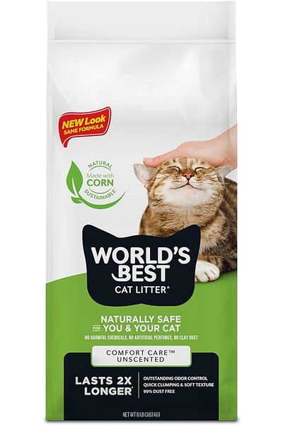 Worlds Best World's Best Cat Litter Clumping 8Lb