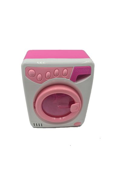 dalimag Washing Machine Toy, Sounds, Pink, Batteries Included, Plastic, 17cm