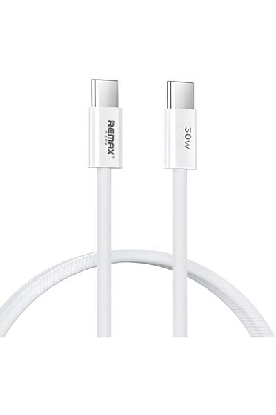 Remax Mena USB C Cable 30W 1M, USB Type C to C Cable, Fast Charging PD Cable Compatible for Galaxy S