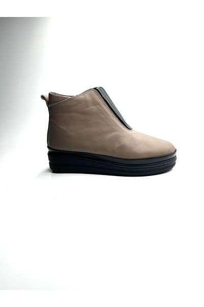 NEWGÜLTEKİN Genuine Leather Soft Comfortable Fit Lightweight Inner Zippered Concealment Works Rubber Very Stylish Boots