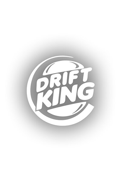 Reysa Tasarım ملصق دريفت كينج 17x17 سم أبيض