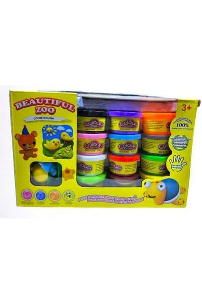 Generic 12 Pcs Clay Dough Multicolor Play Dough for kids fun