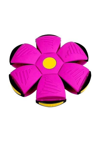 dalimag Toy Flat Ball, Lights, UFO Model, Pink, For Children, 23 cm