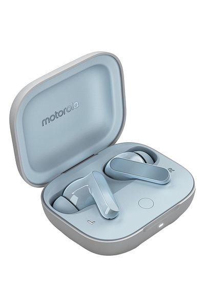 Motorola Casti In-Ear Motorola Moto Buds, True Wireless, Bluetooth, Dolby Atmos, ANC, Glacier Blue