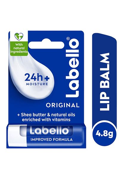 LABELLO Lip Balm Moisturising Lip Care Original With Shea Butter 4.8 g