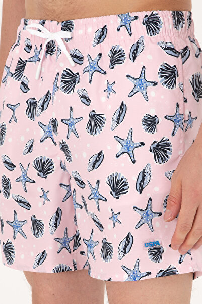 U.S. Polo Assn. Erkek Açık Pembe Deniz Şortu 50301448-VR078