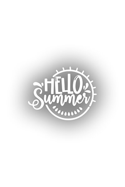 Reysa Tasarım ملصق صàoمر هالو مقاس 17×17 سم باللون الأبيض