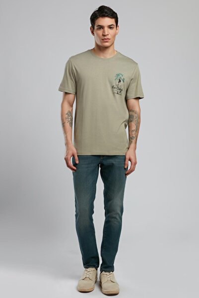 Lee Cooper Jack Pantaloni de jeans pentru bărbați, cu talie normală, slim fit...