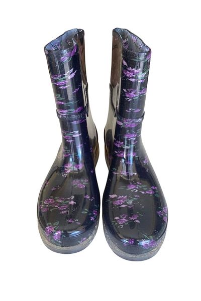 belixspor Women's Boots with Garden and Rain Flowers 36-40 Purple