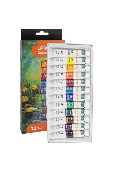 Roco Colour Set Gouache Color Assorted Color12 Colors 12.00ml ( .42oz )