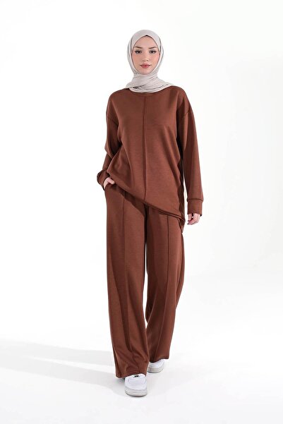 ipekton studio Women's Premium Cotton Modal Fabric Tracksuit Set