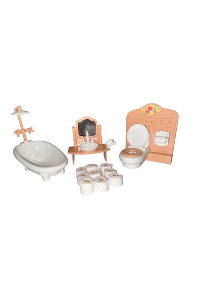 3b kids Miniature Toilet Miniature Bathroom Suite Miniature Toilet Paper