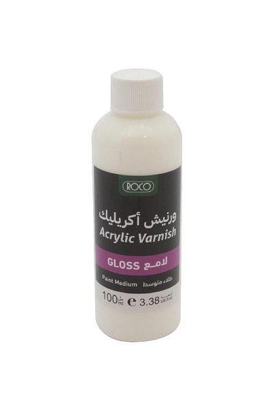 Roco Acrylic Mediums Gloss Varnish 100.00ml ( 3.52oz )