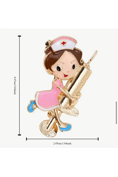 DY Hemşire Rozetleri Hemşire Broşu Hemşire Yaka İğnesi