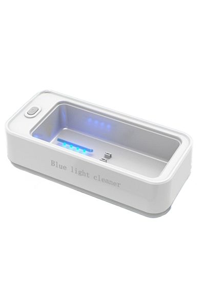 Influential Tech Ultrasonic Cleaner for Jewelry & Glasses, 550ml, UV Sterilization, 45kHz, White
