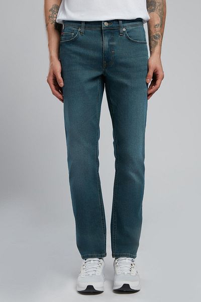 Lee Cooper Jagger Normal Waist Slim Fit Straight Leg Blue Men's Jean Trousers