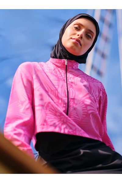 ALFASA Άνετο Crop Hijab μαγιό - Σχεδιασμός εμφάνισης