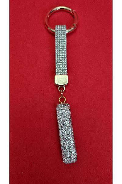 Land of Souvenir Luxury Letter Keychain with Zircon Stone