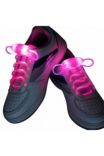 Remax Mena Colorful LED Flash Light-Up Shoelaces for Party Disco, 7 Color Modes, Glow Strap