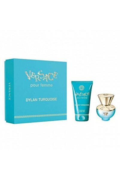 Versace Versace Dylan Turquoise Set: EDT 100ml & 5ml, Body Lotion 100ml, Shower Gel 100ml
