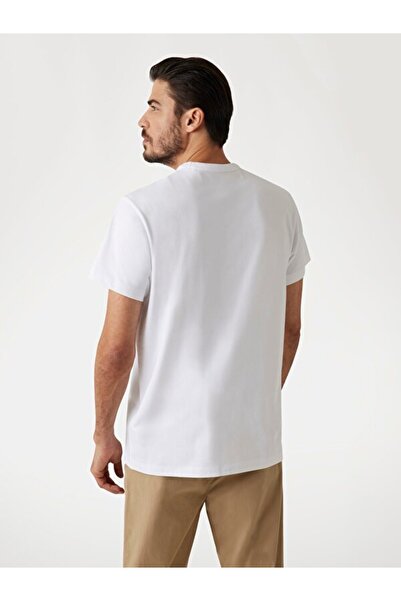 Guess Ανδρικό μπλουζάκι Ss Cn Triangle με κανονική εφαρμογή