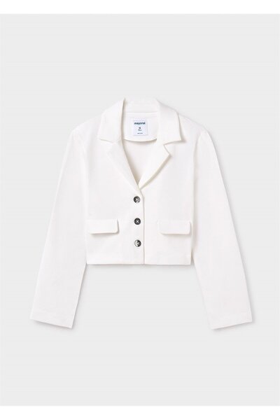 MAYORAL Girl's Jacket - White