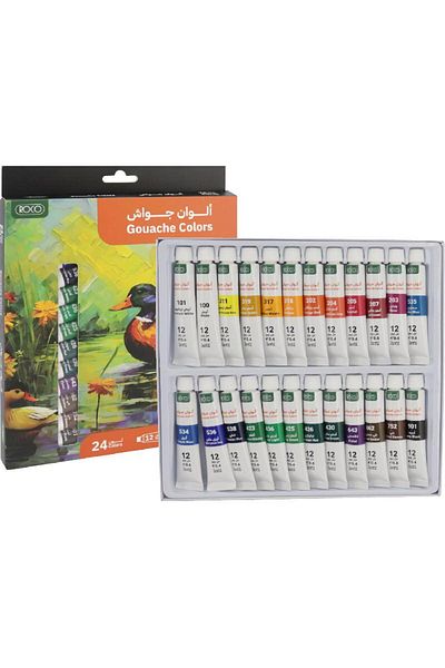 Roco Colour Set Gouache Color Assorted Color 24 Colors 12.00ml ( .42oz )