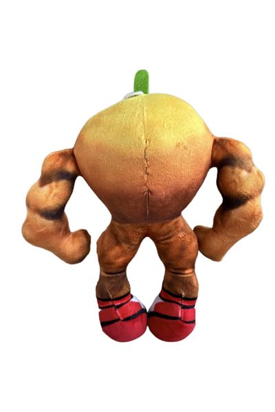 BaoBao Muschius Maximus approximately 26cm – Plush Vegetable Toy with Realistic Face and Huge Biceps | BaoBao