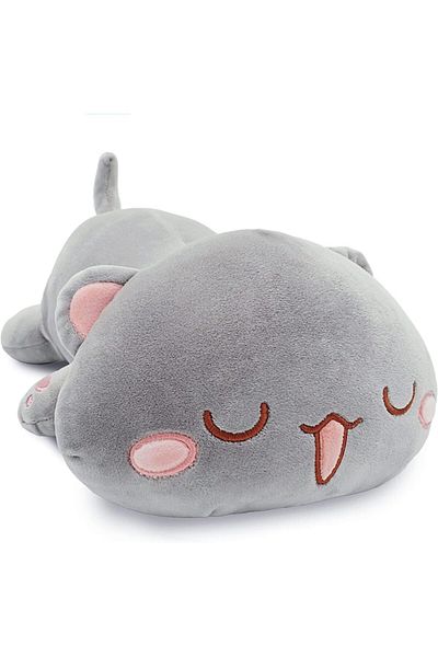 INVINCIO Plush cat toy that sleeps with, Invincio, polyester and cotton, pillow type, washable, hi filling