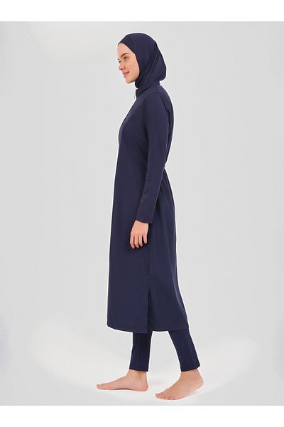 ALFASA Basic Long Hijab Μαγιό - Navy Blue - Alfasa