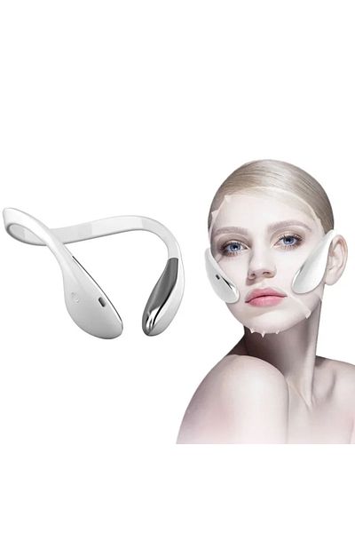 Influential Tech V Ultra, aparat de subțiere a feței, lifting, EMS, masaj, circulație sanguină, alb, 400mAh