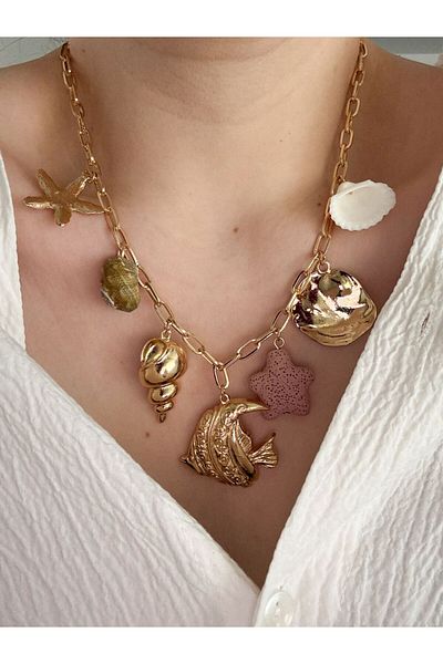 CHARMLUCKY Fish Charm Necklace