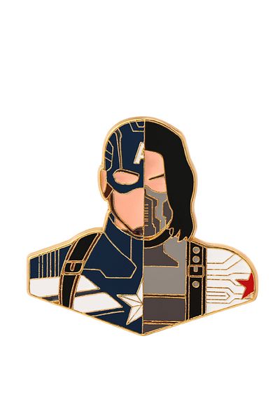 Miniso XZ866 Marvel Superhero Collection Brooch Captain America Iron Man Spiderman Hulk The Avengers Badge