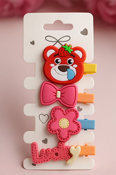 cityvision Σετ παιδικές αγκράφες με φιγούρες 4 cm - Σετ με 4 χαριτωμένα καρφί...