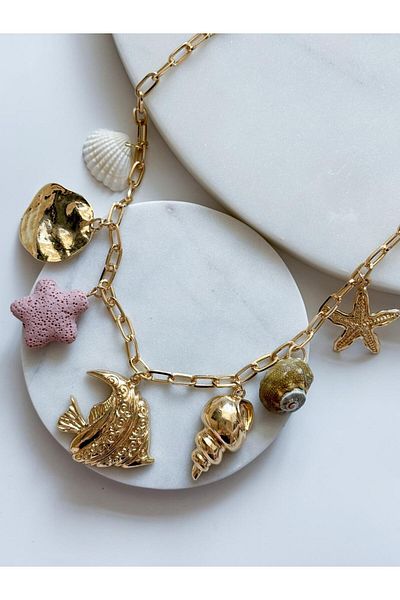 CHARMLUCKY Fish Charm Necklace