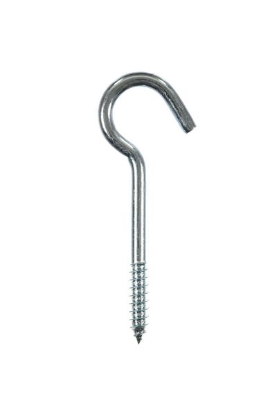 ACE 2-Piece Zinc Plated Screw-In Steel Ceiling Hook Silver 5inch