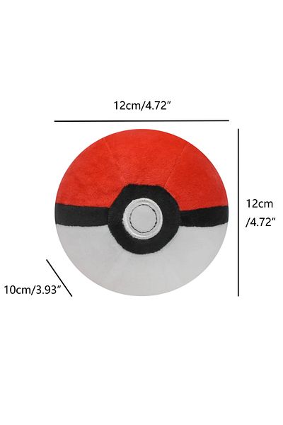 Takara Tomy Red Ball Master Ball Great Ball Ultra Ball Ball Plush Toys Soft Stuffed Animals Cartoon Backpack Pen