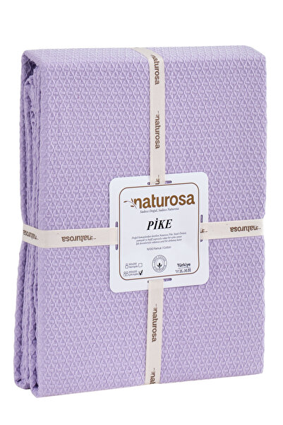 Naturosa Single Lilac Color Diamond Pique 100% Cotton 160 X 220 cm